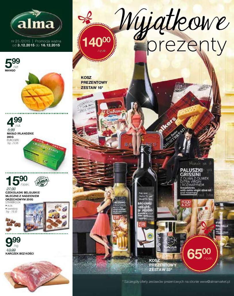 Gazetka promocyjna Alma Market str. 1
