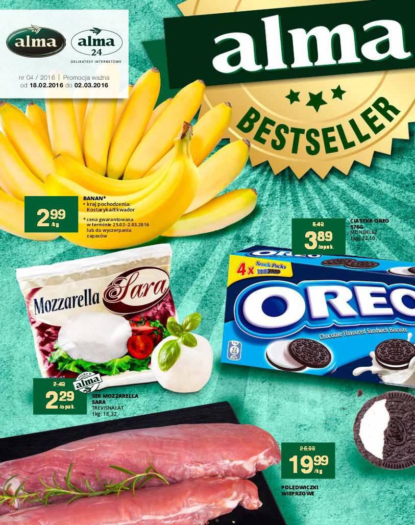 Gazetka promocyjna Alma Market str. 1