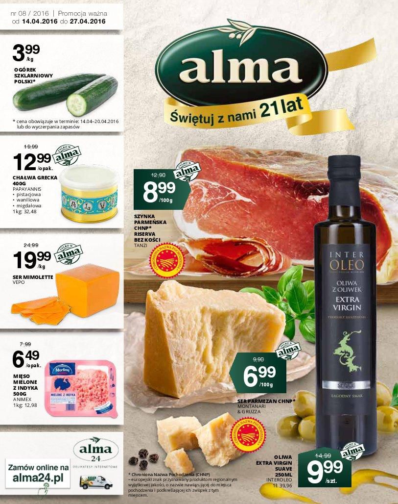 Gazetka promocyjna Alma Market str. 1