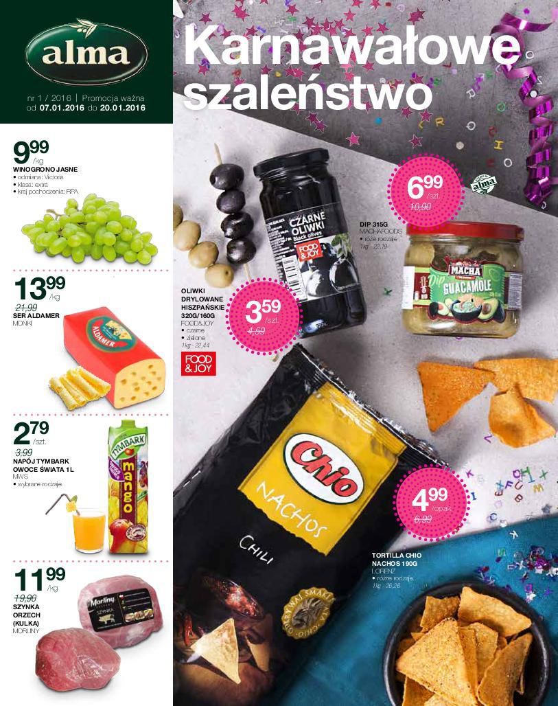 Gazetka promocyjna Alma Market str. 1