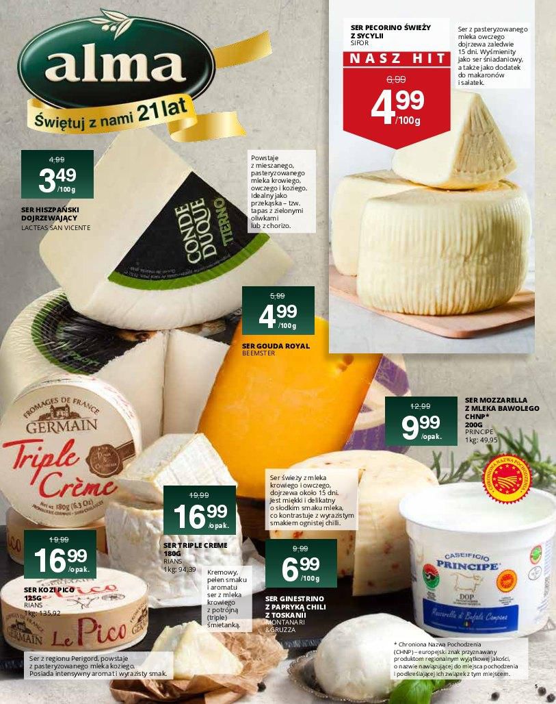 Gazetka promocyjna Alma Market str. 5