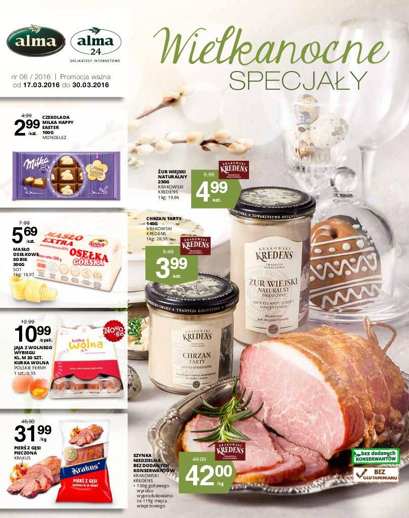 Gazetka promocyjna Alma Market str. 1