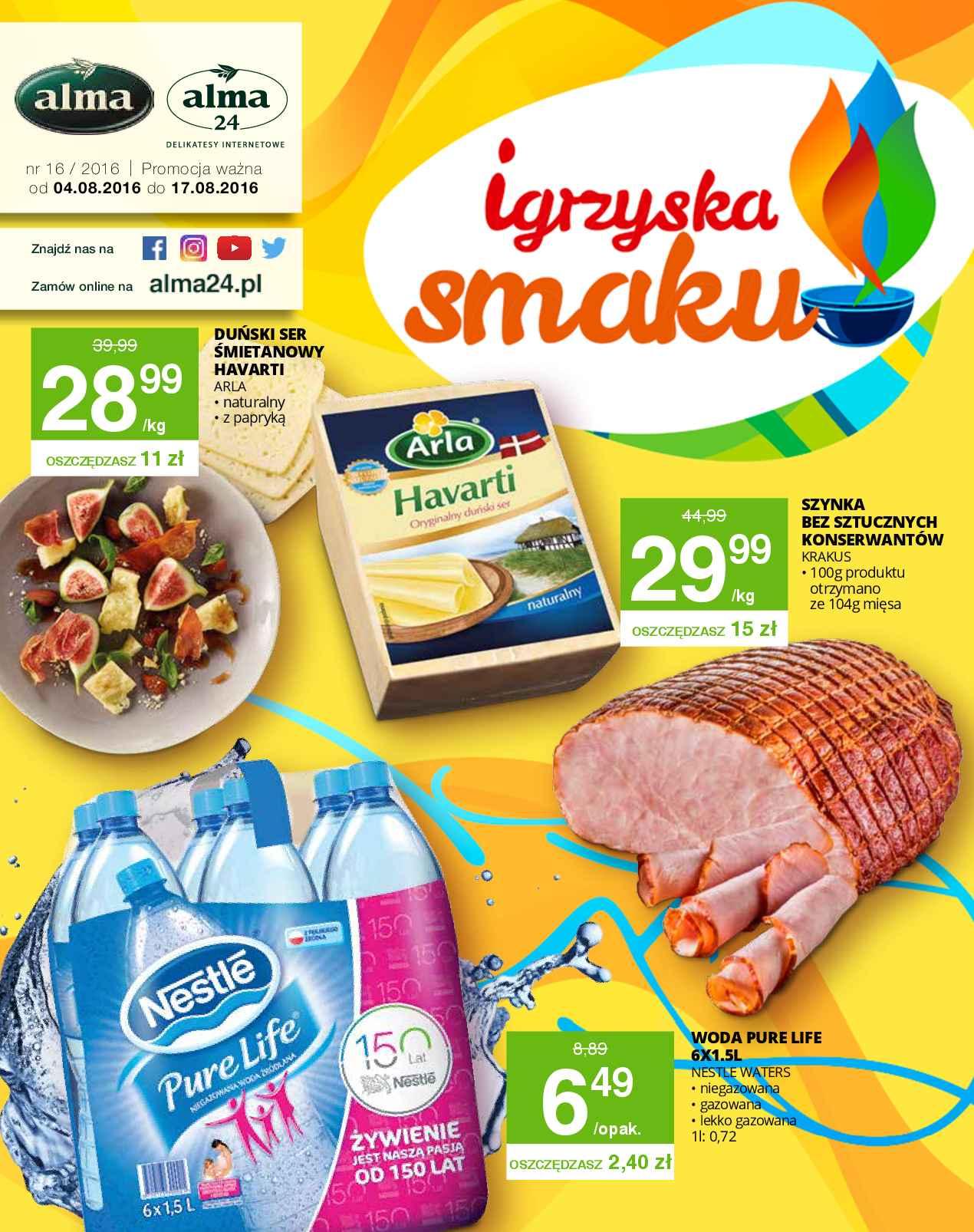 Gazetka promocyjna Alma Market str. 1