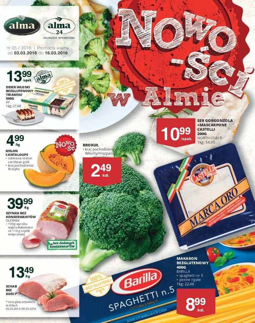 Gazetka promocyjna Alma Market str. 1