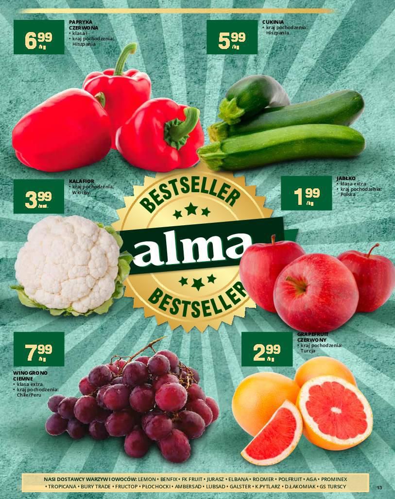 Gazetka promocyjna Alma Market str. 13