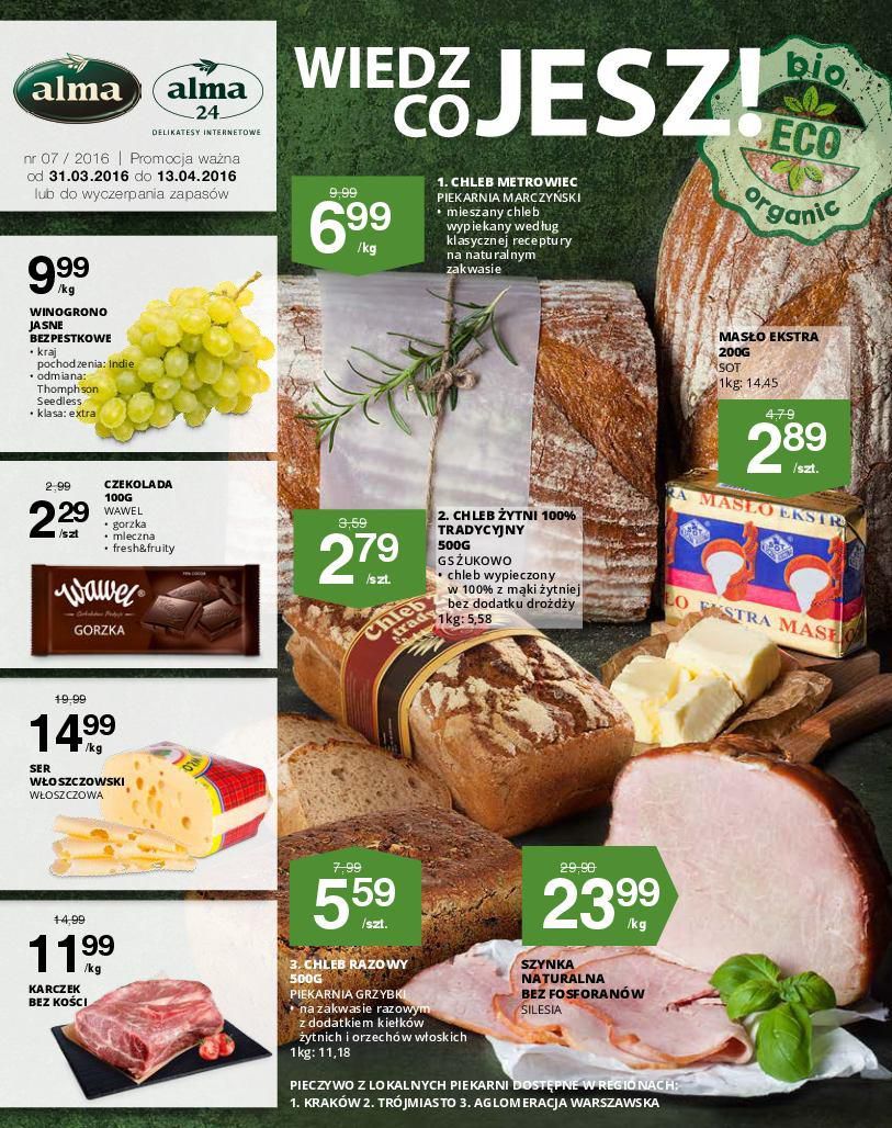 Gazetka promocyjna Alma Market str. 1